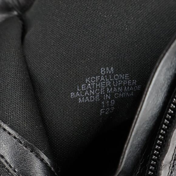 Calvin Klein Women's Fallone Mid-Calf Side-Zip Leather Black Boot Size 8 - Picture 12 of 12